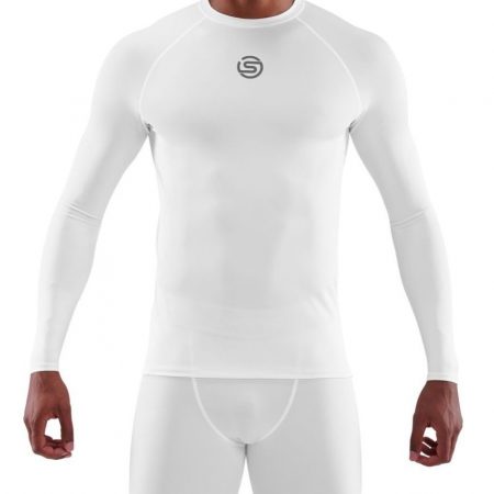 Skins Compression Top White Front
