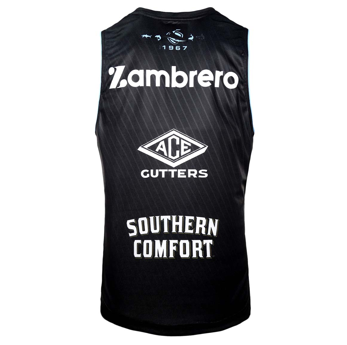 2022 Cronulla Sharks Mens Training Singlet back 2022 Cronulla Sharks Mens Training Singlet back