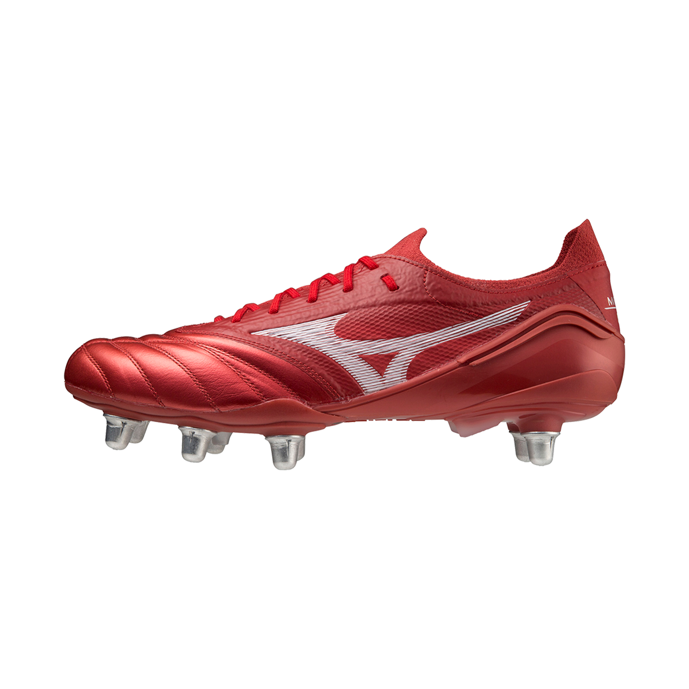 Mizuno Morelia Neo III Beta Elite Full Stud Red White The Soccer Shop