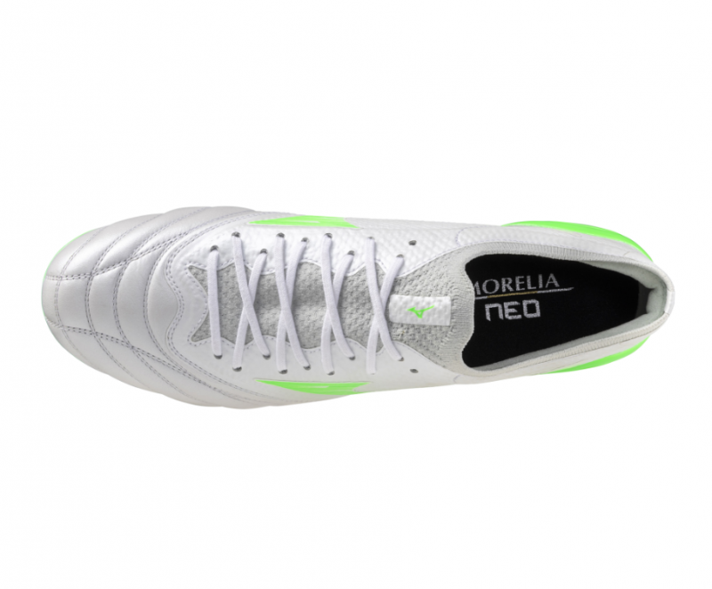 Mizuno Morelia Neo Elite Mix - White/Green 3