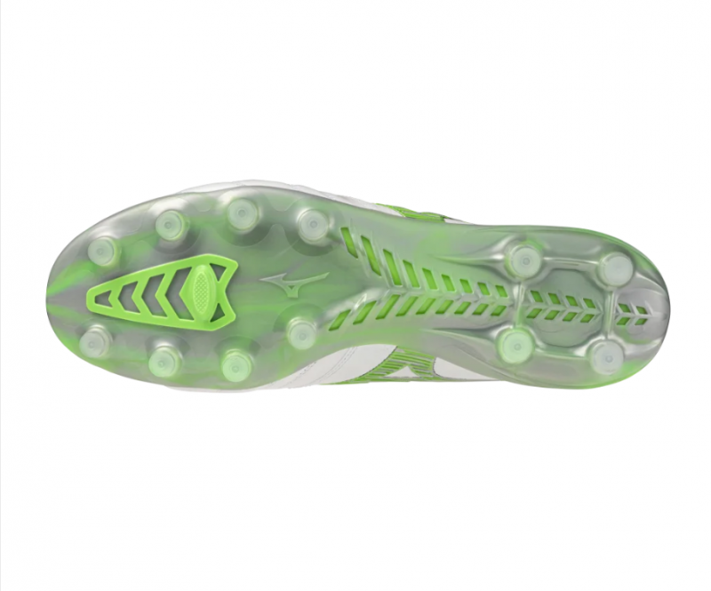 Mizuno Morelia Neo Elite FG- White/Green 3